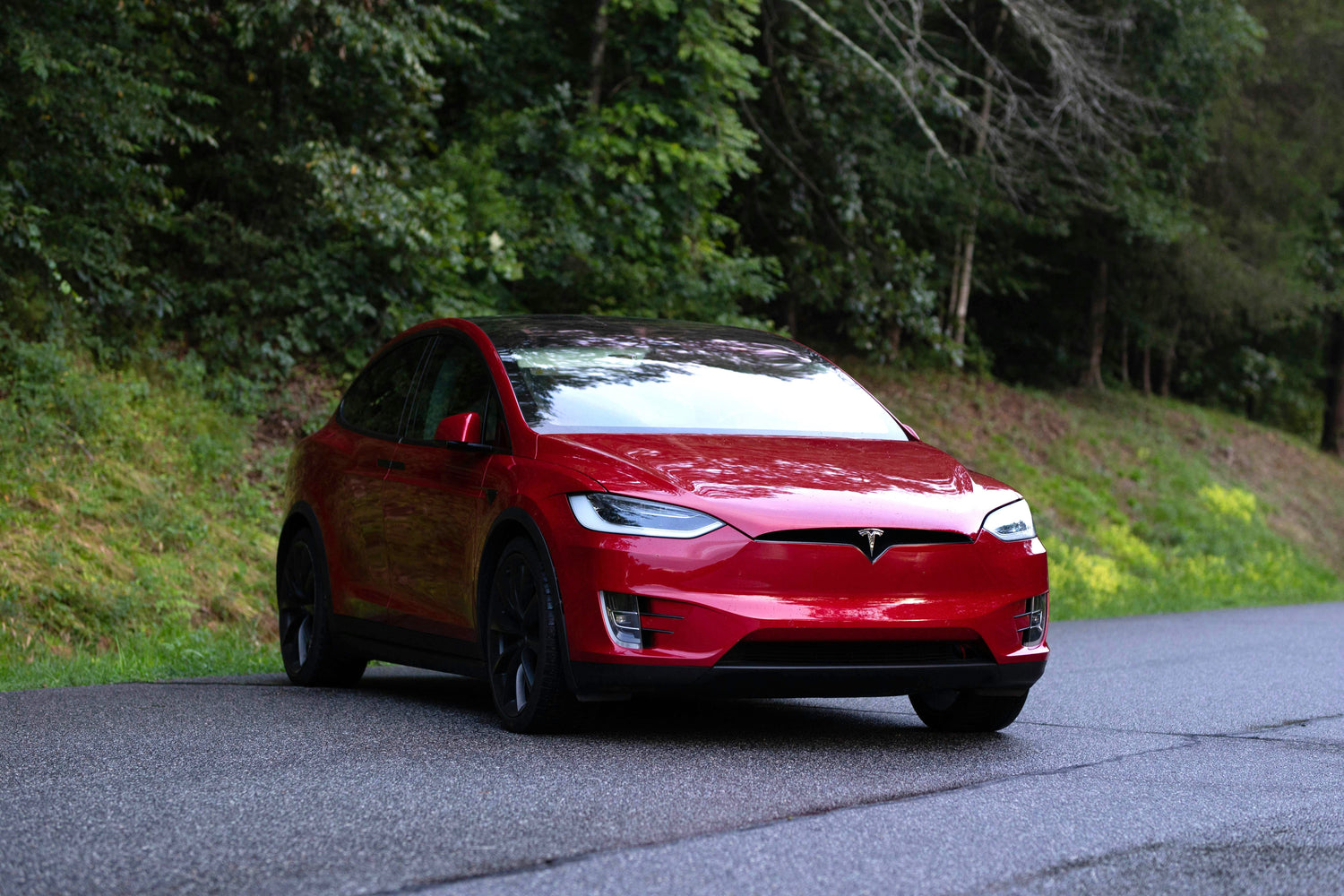 red tesla