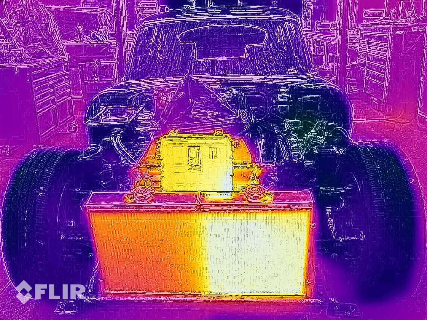 thermal imaging of cooling system